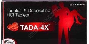 Tada 4X Tadalafil and Dapoxetine Tablet