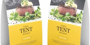Printed Table Tent Cards