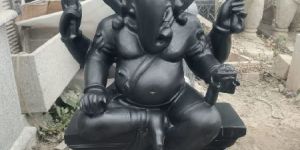 Stone Carving Ganesh Statue