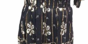 Black Lurax Cotton Night Dress