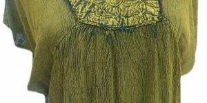 Rayon Crepe Bartik Poncho