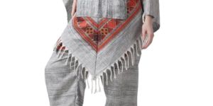 Woolen Himachli Design Poncha Pant Set