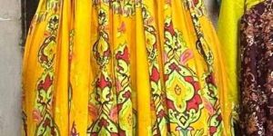 Yellow Ladies Short Dress