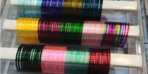 Multicolor Smooth Glossy Plain Glass Bangles