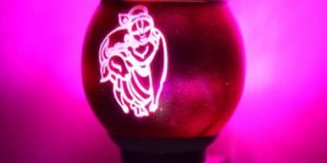 Radha Krishna Silhouette Ceramic Plug Night Lamp