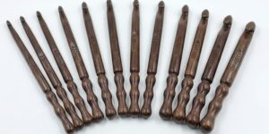 Handmade Wooden Crochet Hook Set