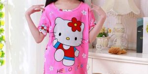 Girls Cotton Kids Night Suit