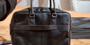 Leather Laptop Backpack