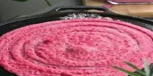 Beetroot Millet Dosa