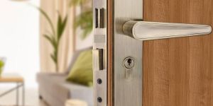 Steel Polished Door Handle Lock