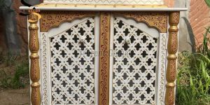 Traditional Painted Wooden Temple