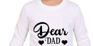 Boys White Quote Print T Shirt