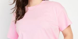 ladies cotton plain t-shirts