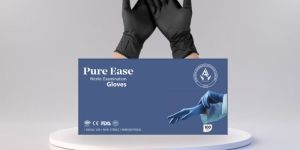 Disposable Black Nitrile Gloves