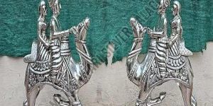 Silver Plated Royal Rajasthani Camel Showpiece