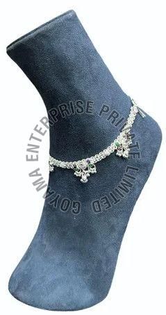 Ladies Silver Plated Artificial Anklet
