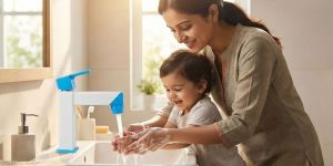 square ptmt pillar cock tap