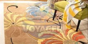 Wool Viscose Modern Hand Tufted Rug