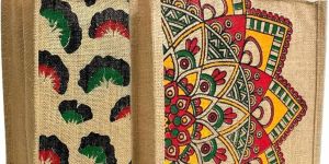 Jute Printed Shopping Bag