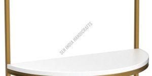 2 Tier Semi Circle End Table