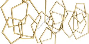 Metal Geometric Home Wall Decor