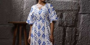 Ocean Bloom Kurti