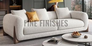 Modern Curved Arm Luxury Living Room Sofa
