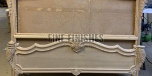 Modern Luxury Carved Wooden Bed Panel