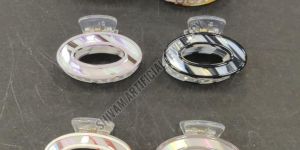 Round Acrylic Hair Claw Clip Set
