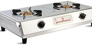 2B Chef Plus Goodflame 2 Brass Burner Gas Stove