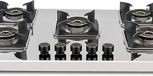 5B Aravath Goodflame Stainless Steel 5 Burner Gas Stove