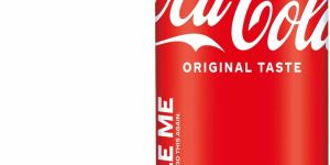 300ml Coke Carbonated Cold Drink Can