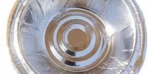 4 Inch Disposable Silver Paper Dona