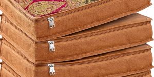 4 Pieces Non Woven Saree Packing Bag