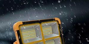 100W LED Construction Spotlight Battery Solar Light Portable, 1