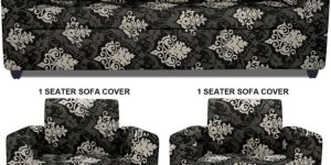 5 Seater Designer Printed Sofa Cover