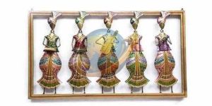 Handmade Iron Musician Wall Hanging