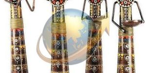 Iron Tribal Lady T-Light Holder