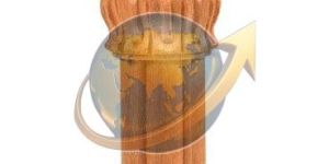 Wooden Ashoka Pillar