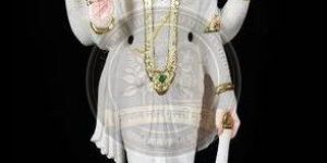 White Makrana Marble Varaha Avatar God Statue