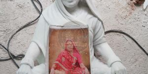 White Marble Human Statue