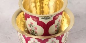 Brass Coffee Dabara Set