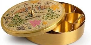 Brass Masala Box