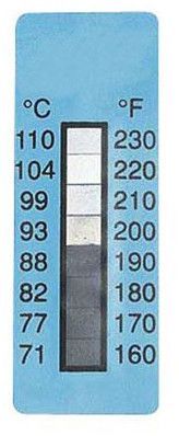 Irreversible Temperature Indicator Label