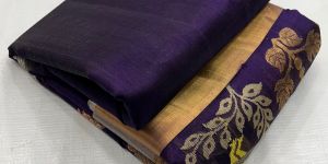 Party Wear Chanderi Handloom Pattu Soft Silk Saree