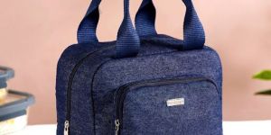Blue Thermal Insulated Lunch Bag