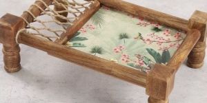 Wooden Khatiya Serving Platter