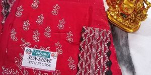 Ladies Space Silk Saree with Belt