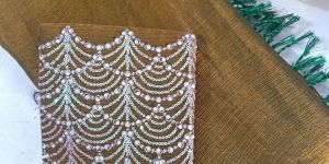 Silk Sequence Embroidery Work Blouse