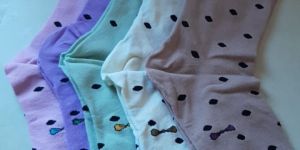 Printed Ankle Length Ladies Socks